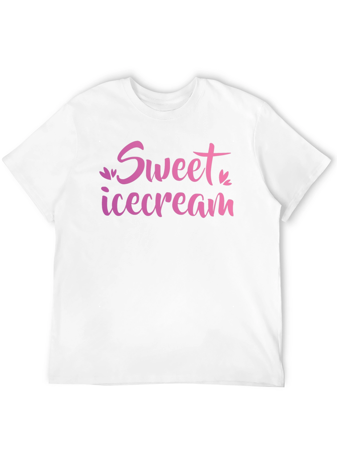 Sweet Ice Cream Black T-Shirt