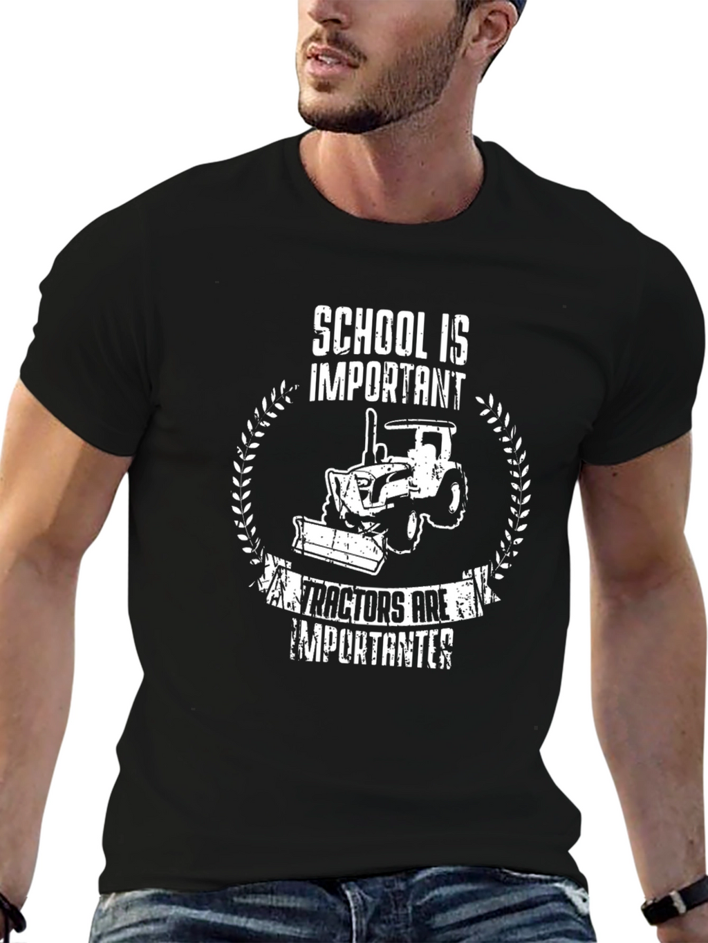 School Is Important Tractors T-Shirt