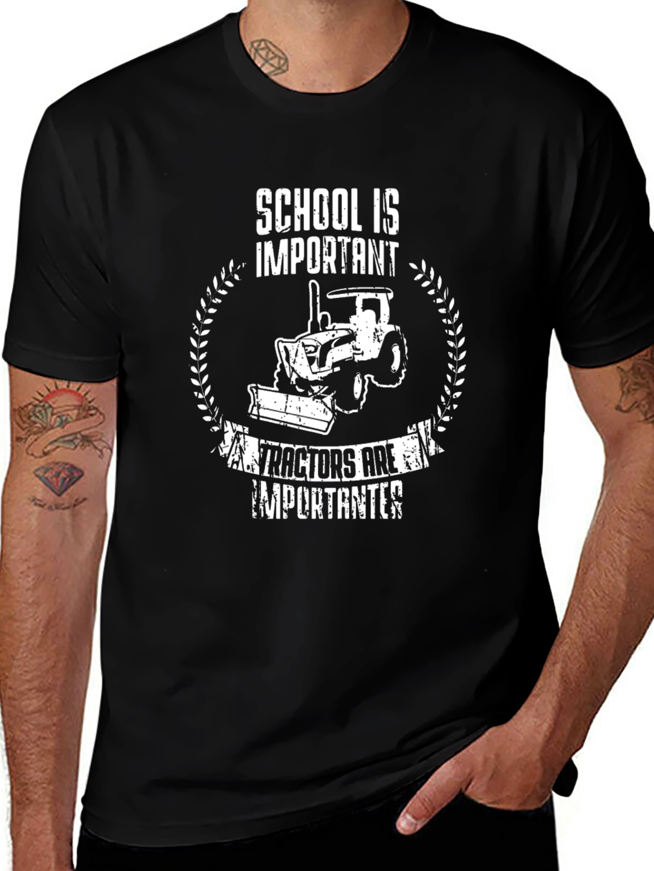 School Is Important Tractors T-Shirt