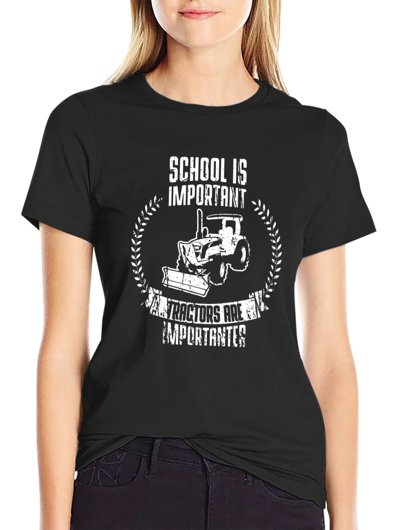 School Is Important Tractors T-Shirt