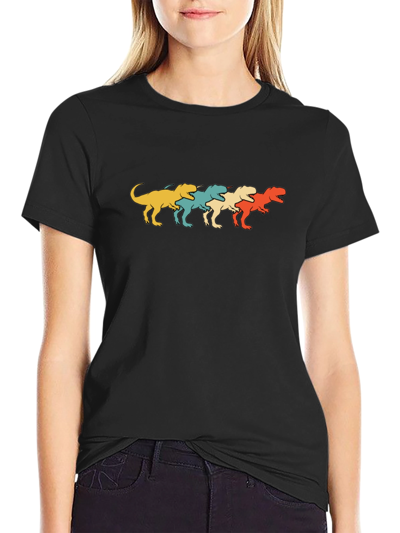 Retro Dinosaur T-Shirt - Fun Graphic Tee