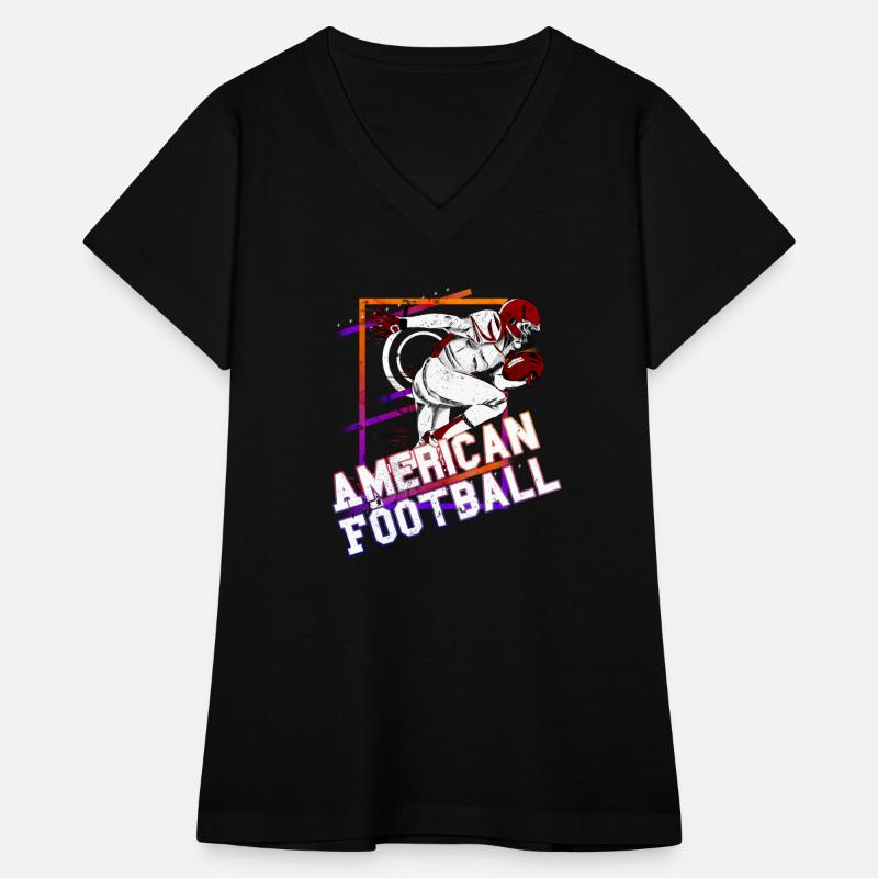 American Football Player Vintage Retro USA Sport