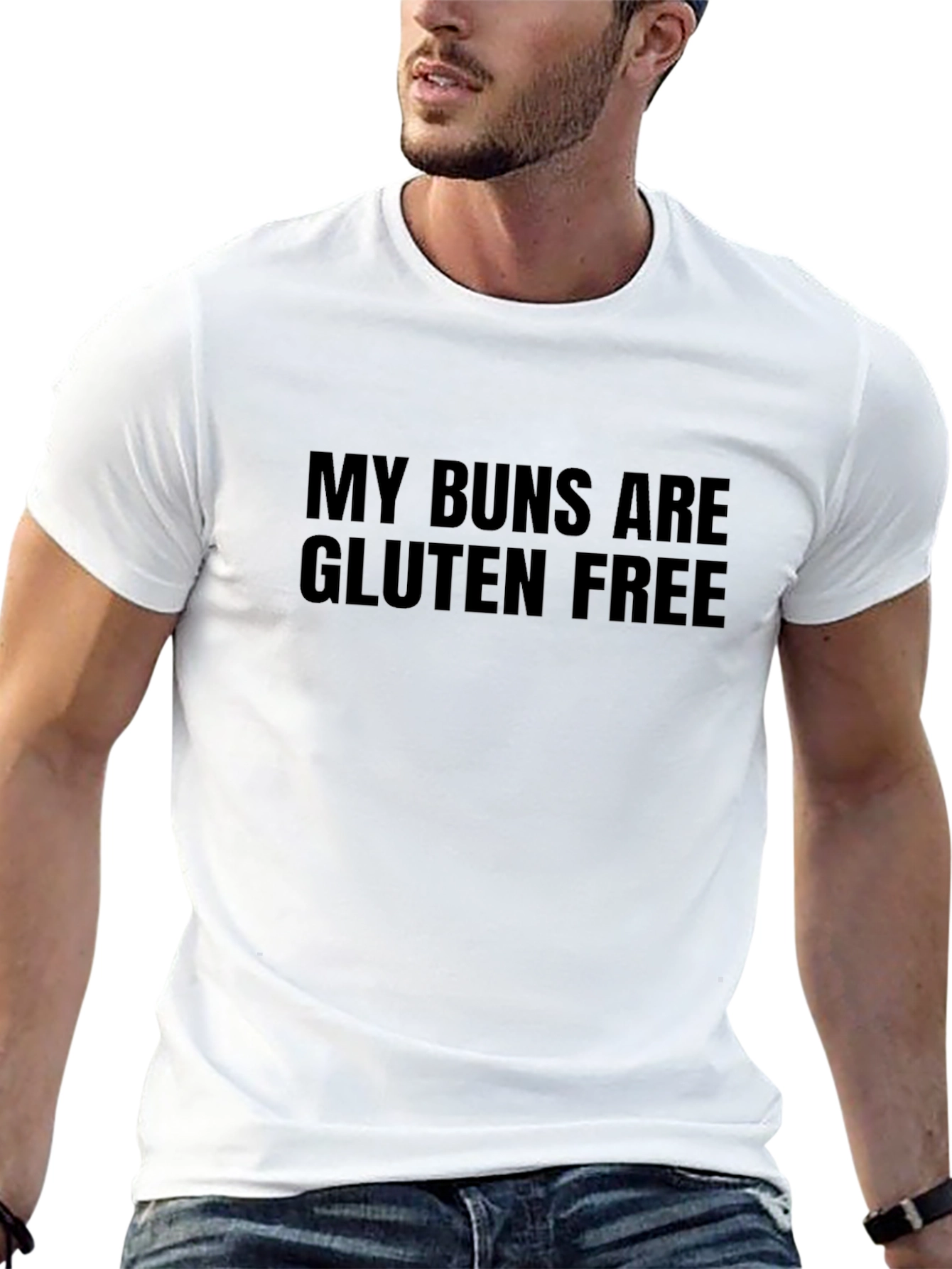 Gluten-Free Buns Novelty Graphic T-Shirt