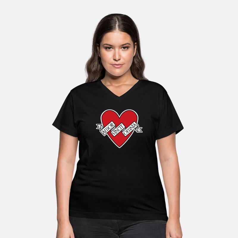 Amor Vincit Omnia Red Heart