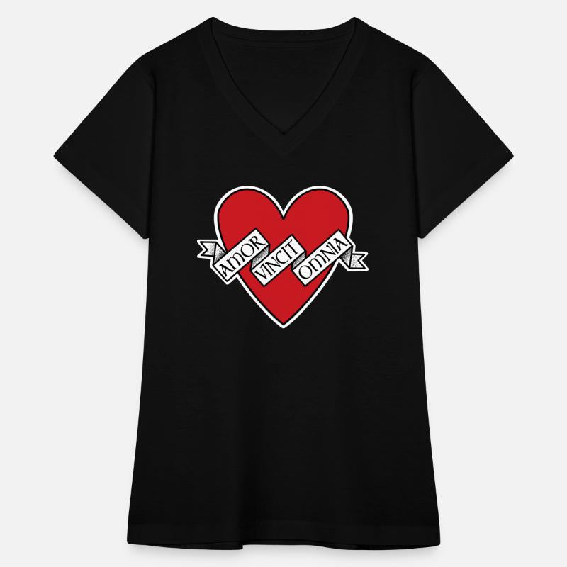 Amor Vincit Omnia Red Heart