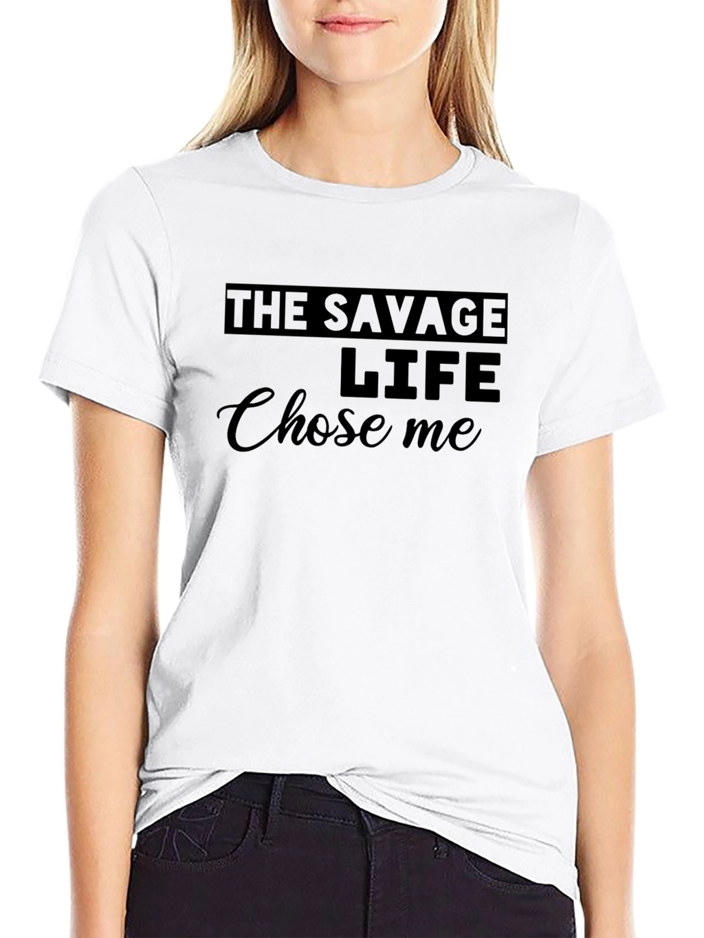 The Savage Life T-Shirt - Trendy Graphic Tee