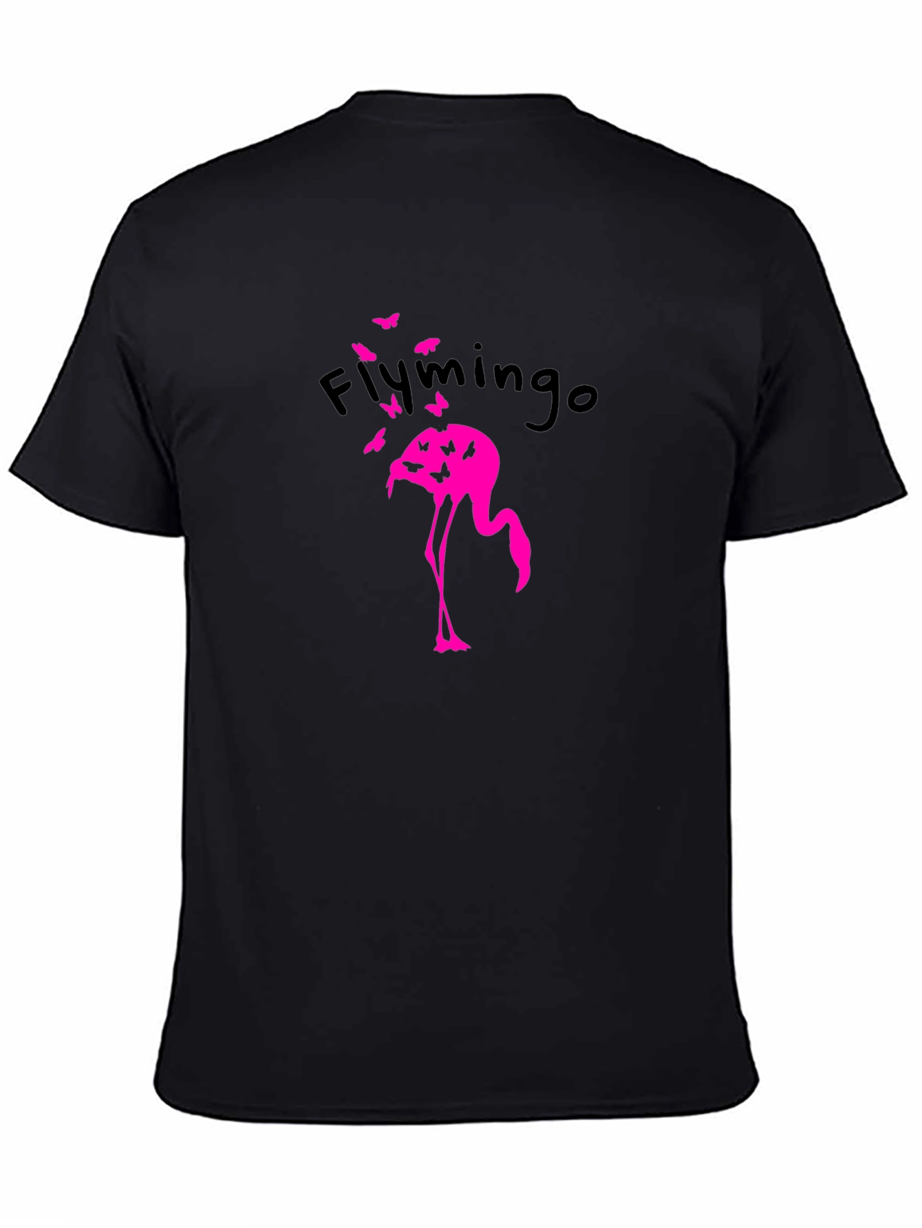 Flymingo Graphic T-Shirt - Black Cotton Tee