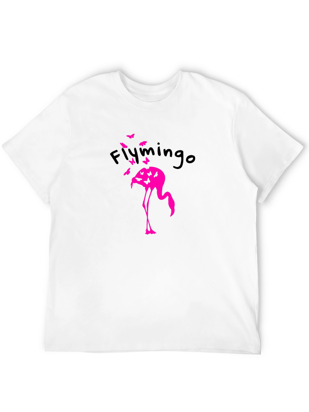 Flymingo Graphic T-Shirt - Black Cotton Tee