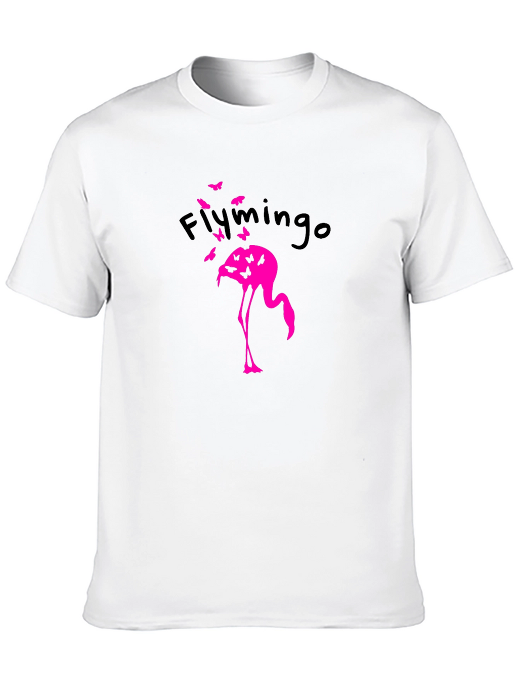 Flymingo Graphic T-Shirt - Black Cotton Tee