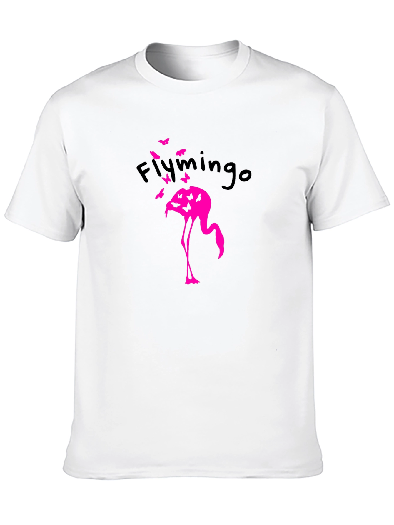 Flymingo Graphic T-Shirt - Black Cotton Tee