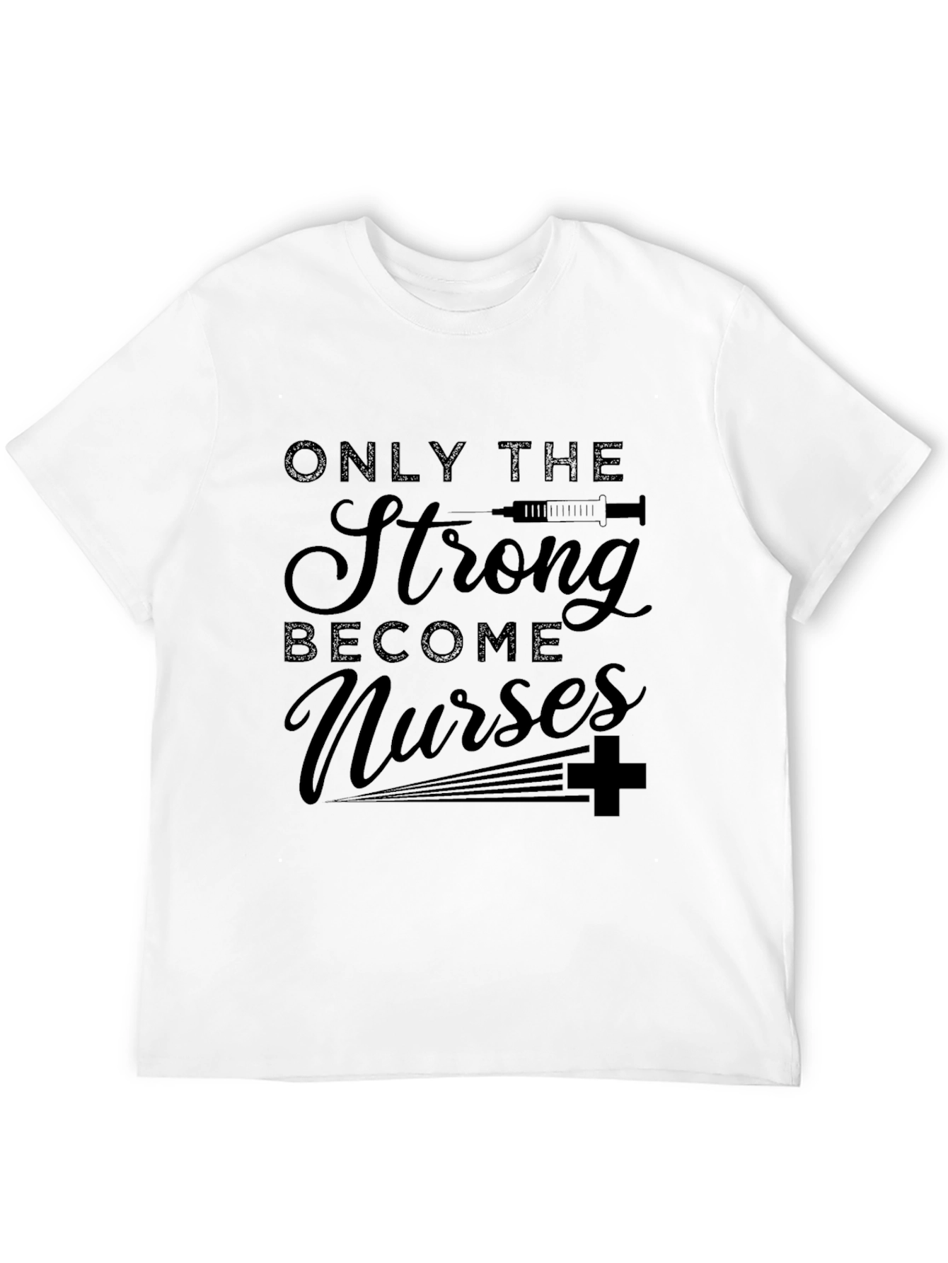 Strong Nurses Graphic Tee - Unisex Black T-Shirt