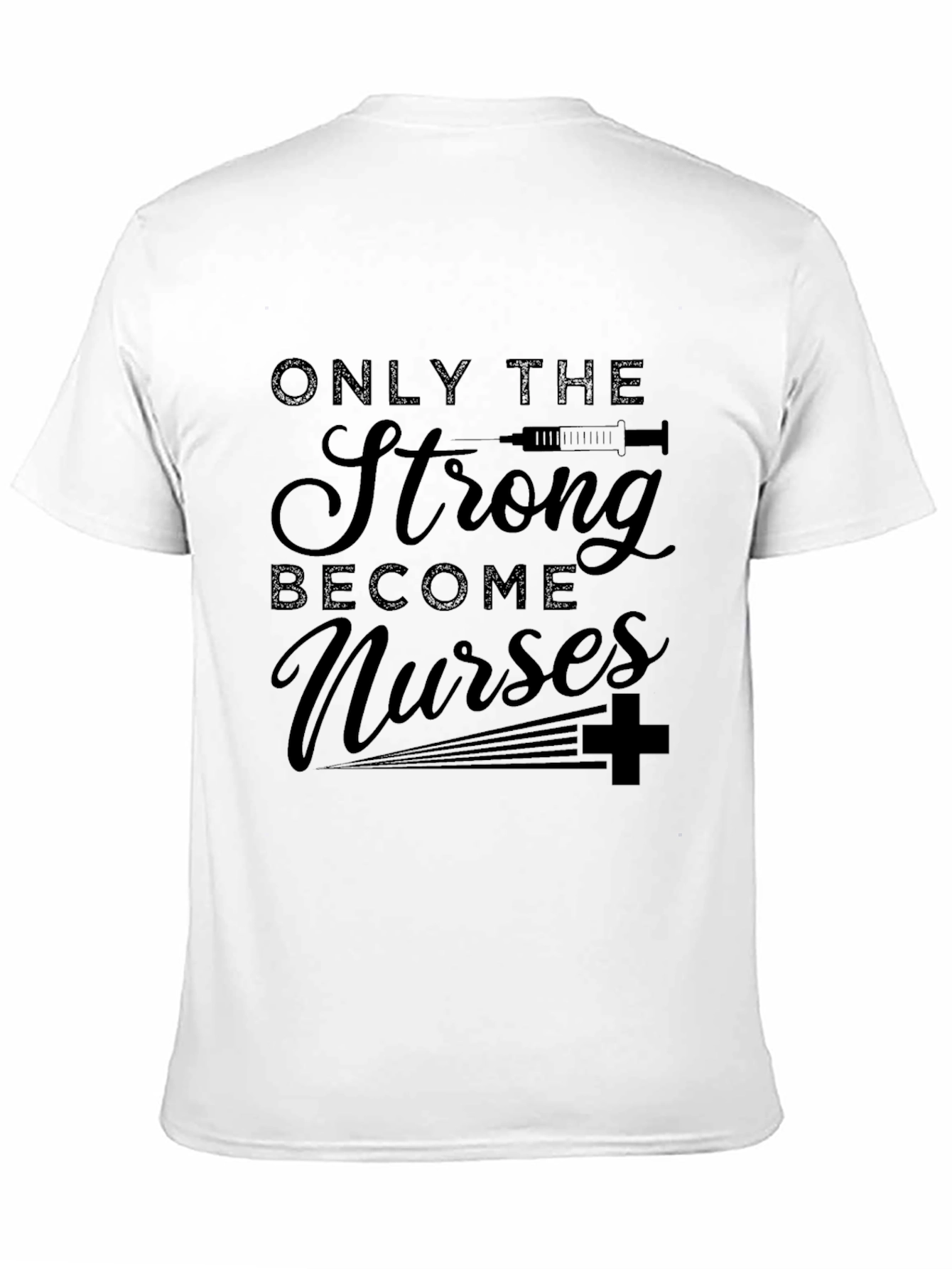 Strong Nurses Graphic Tee - Unisex Black T-Shirt