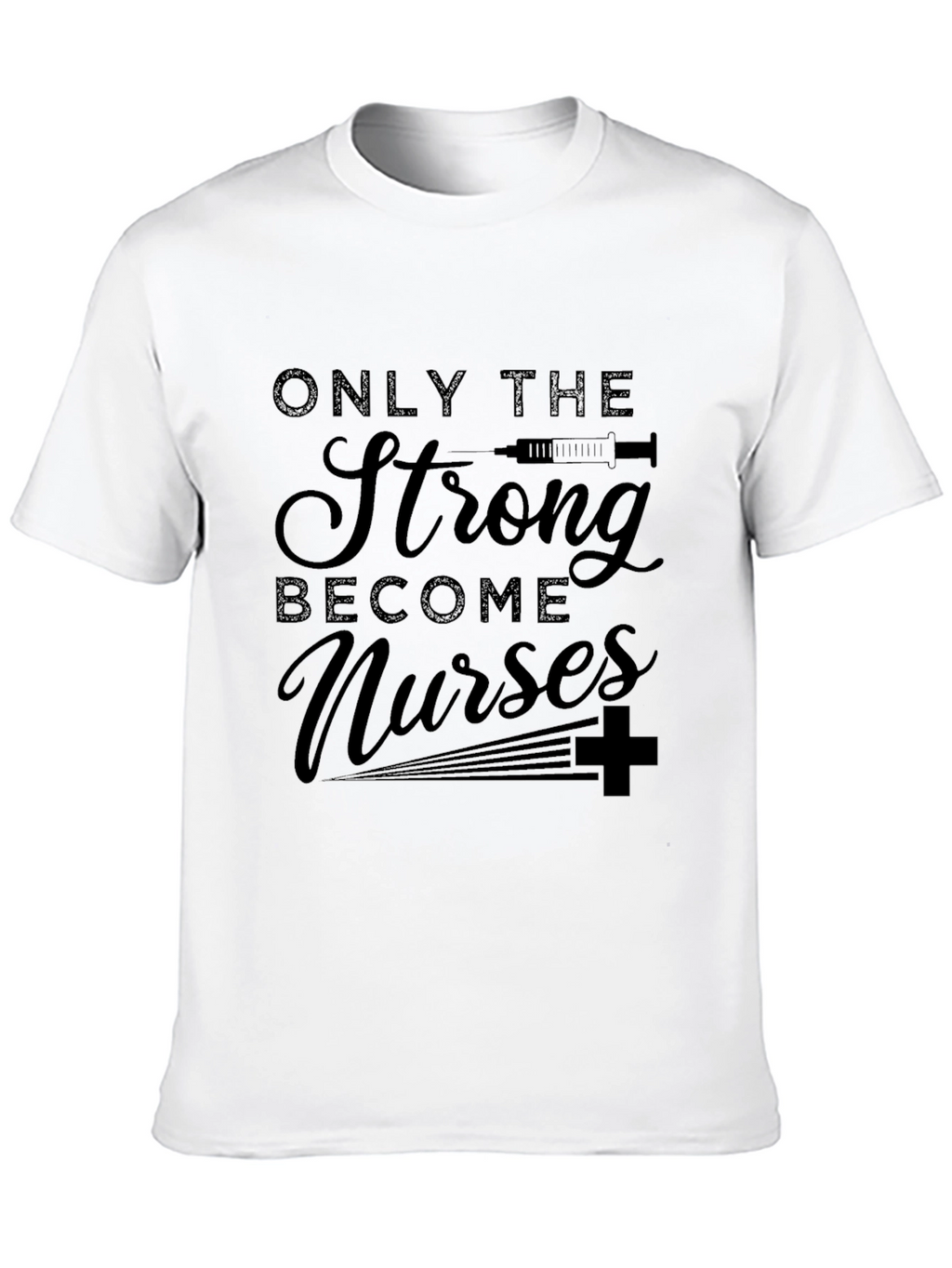 Strong Nurses Graphic Tee - Unisex Black T-Shirt