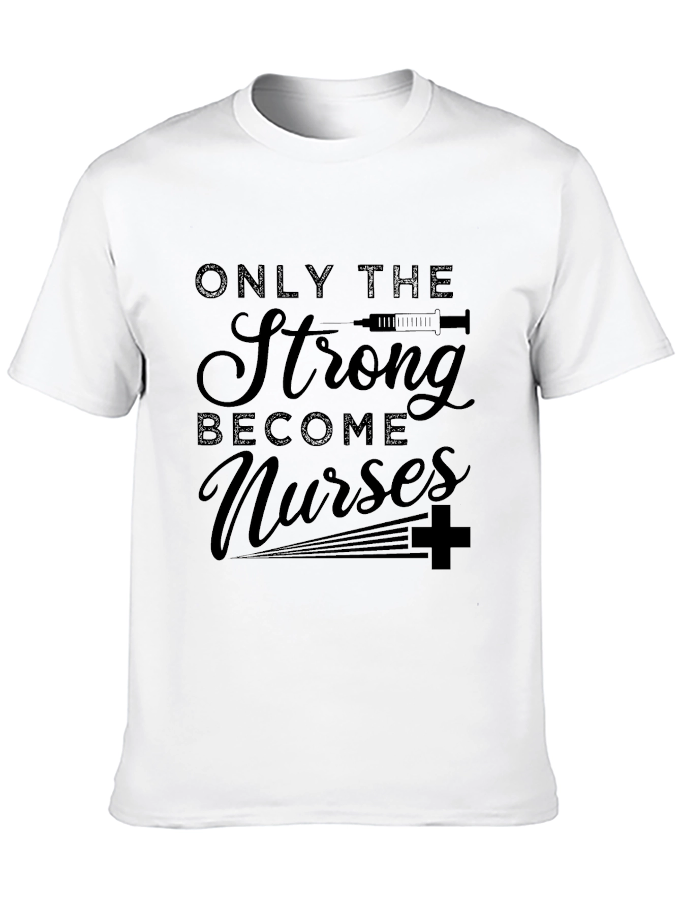 Strong Nurses Graphic Tee - Unisex Black T-Shirt