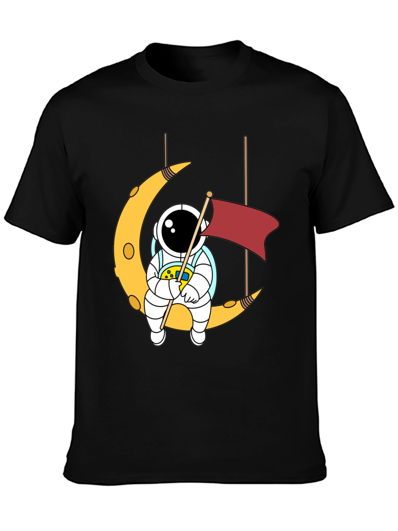 Astronaut Moon Swing Graphic T-Shirt