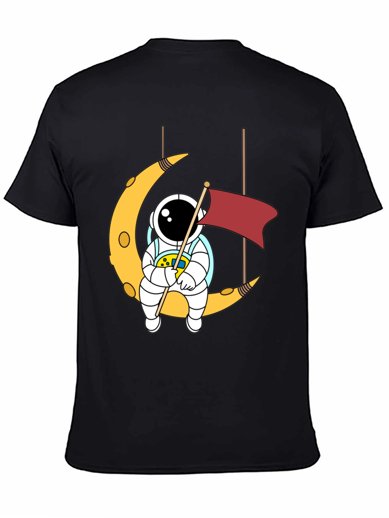 Astronaut Moon Swing Graphic T-Shirt
