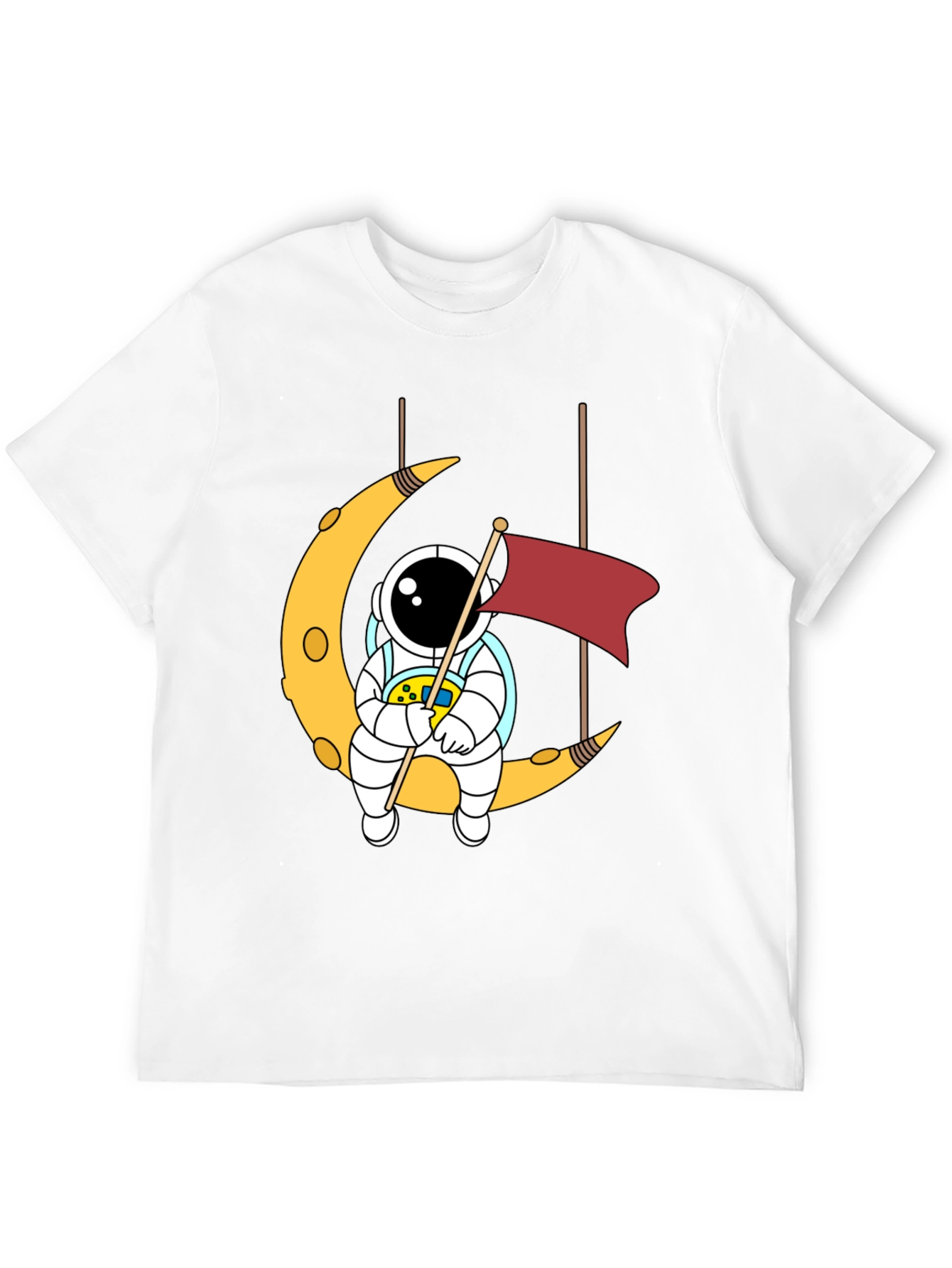 Astronaut Moon Swing Graphic T-Shirt