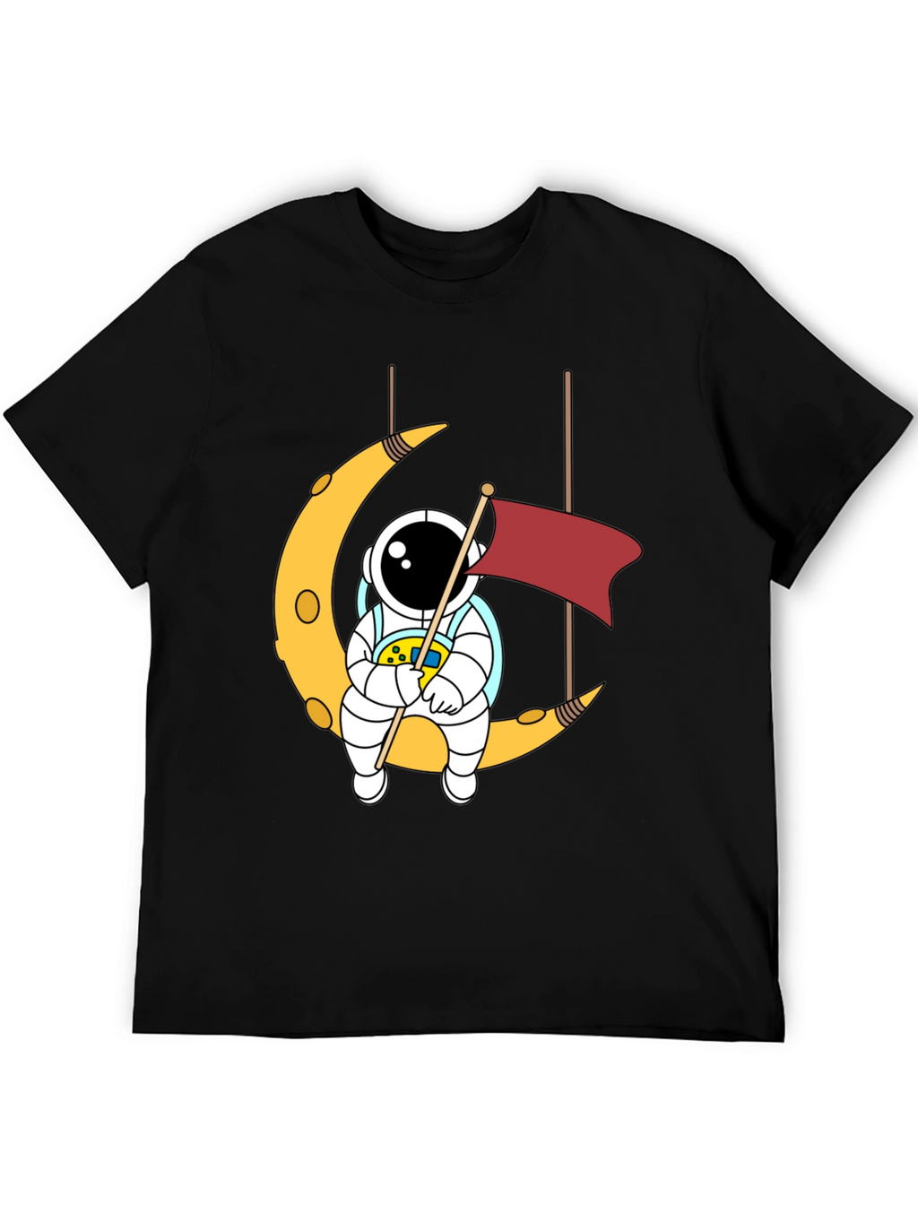 Astronaut Moon Swing Graphic T-Shirt