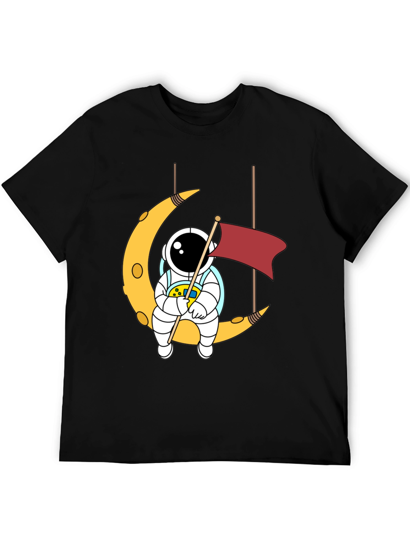 Astronaut Moon Swing Graphic T-Shirt