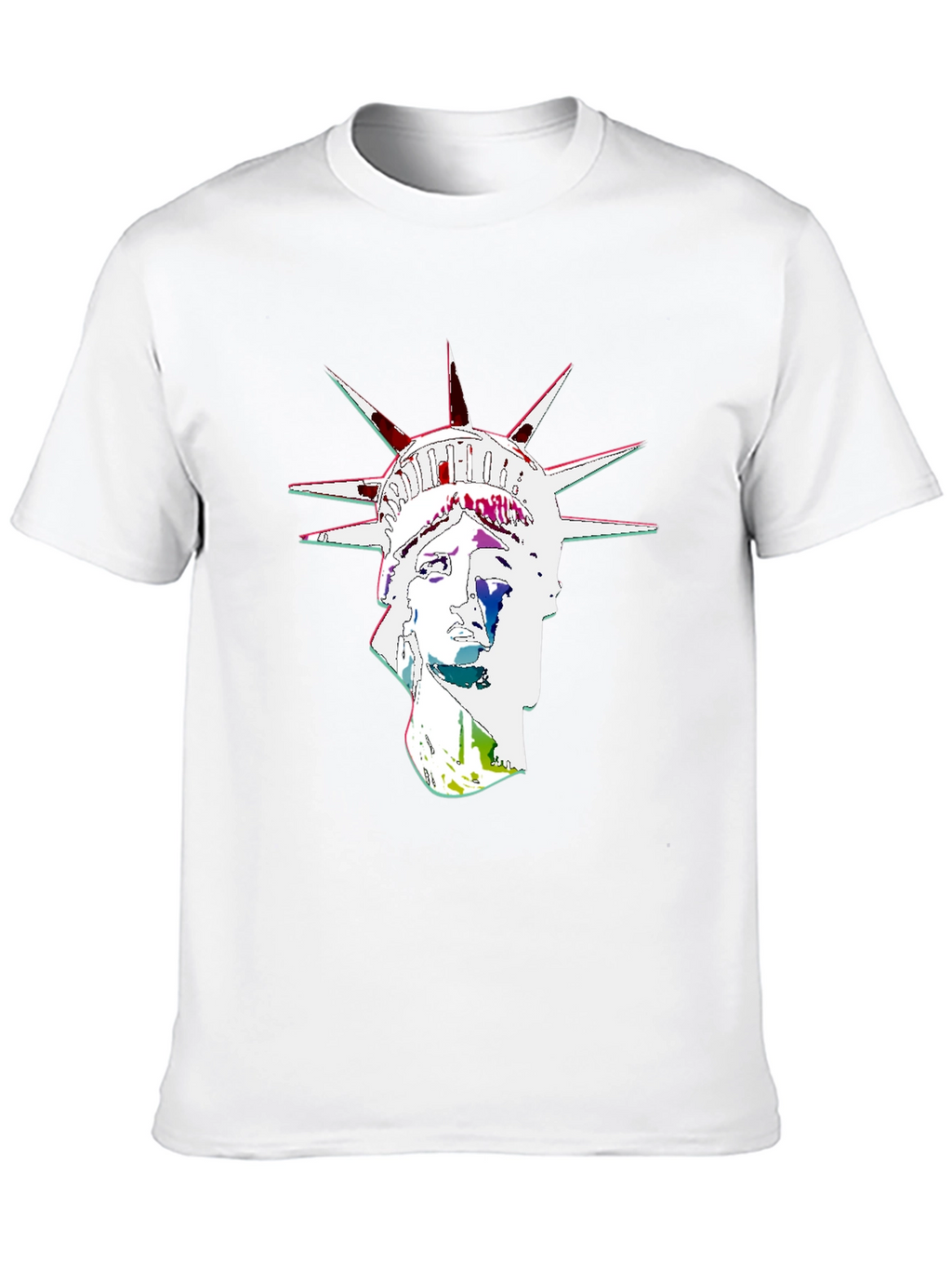 Statue of Liberty Graphic Black T-Shirt
