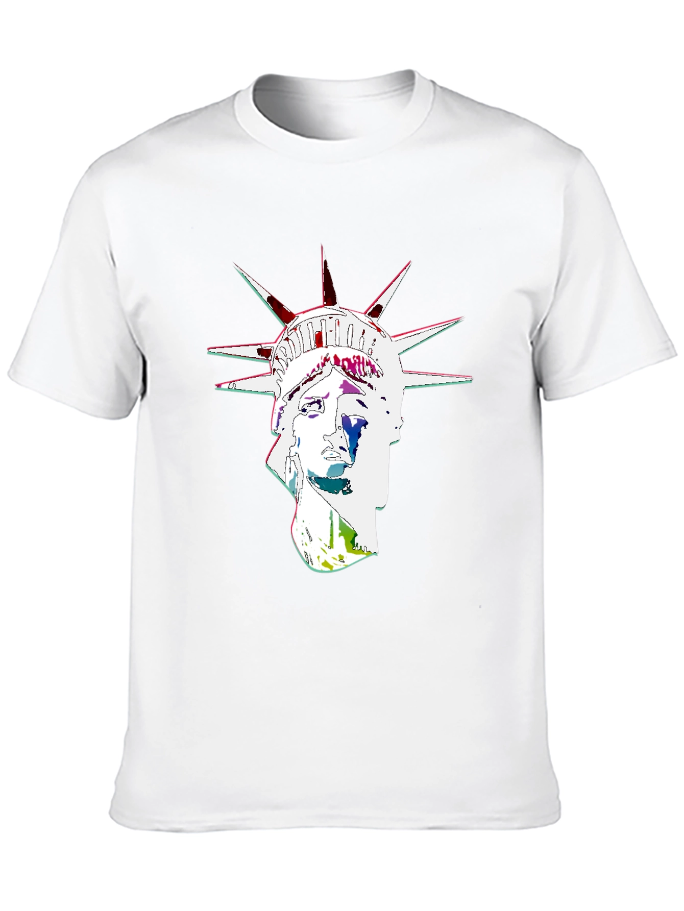 Statue of Liberty Graphic Black T-Shirt