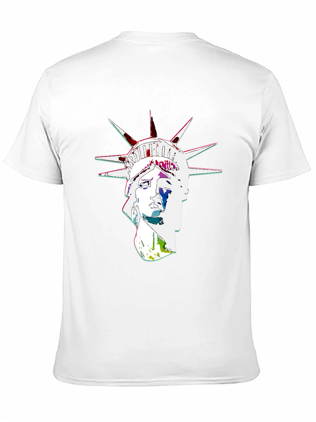 Statue of Liberty Graphic Black T-Shirt