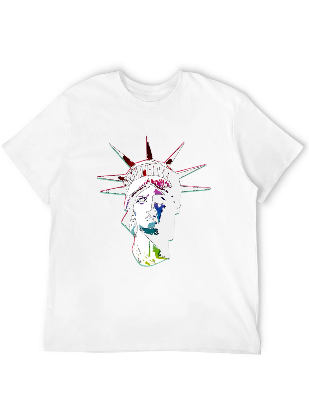 Statue of Liberty Graphic Black T-Shirt