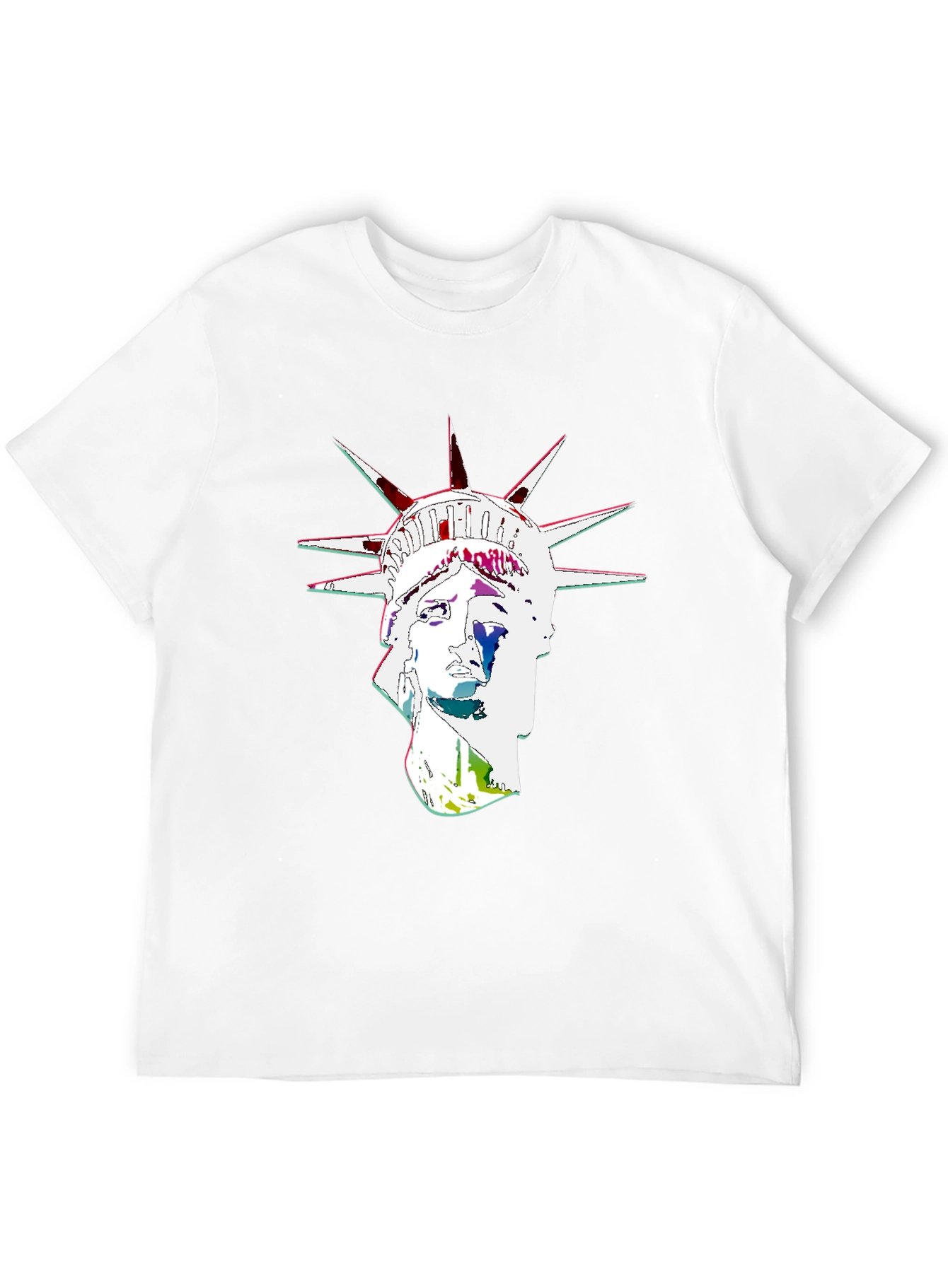 Statue of Liberty Graphic Black T-Shirt