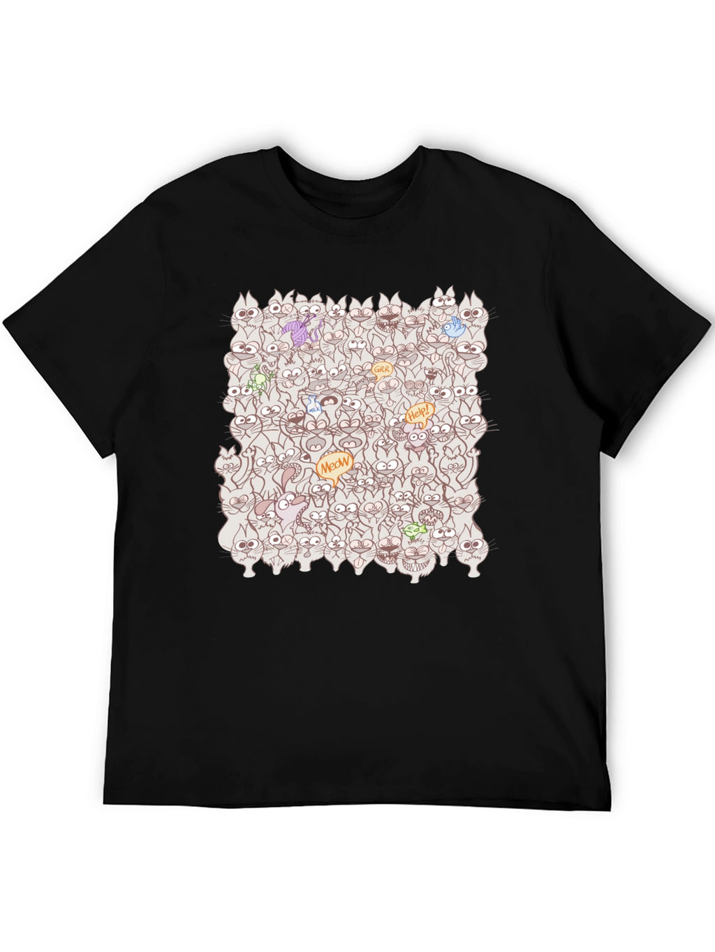 Crazy Cats T-Shirt: Meow Madness!