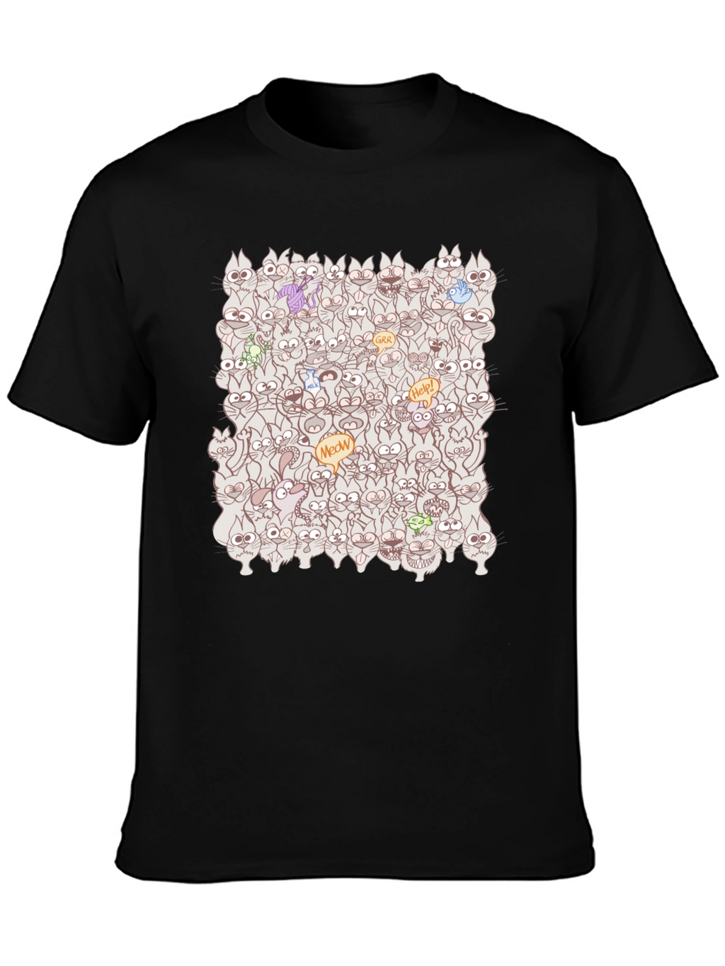 Crazy Cats T-Shirt: Meow Madness!