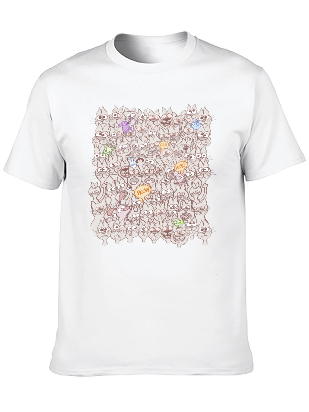 Crazy Cats T-Shirt: Meow Madness!