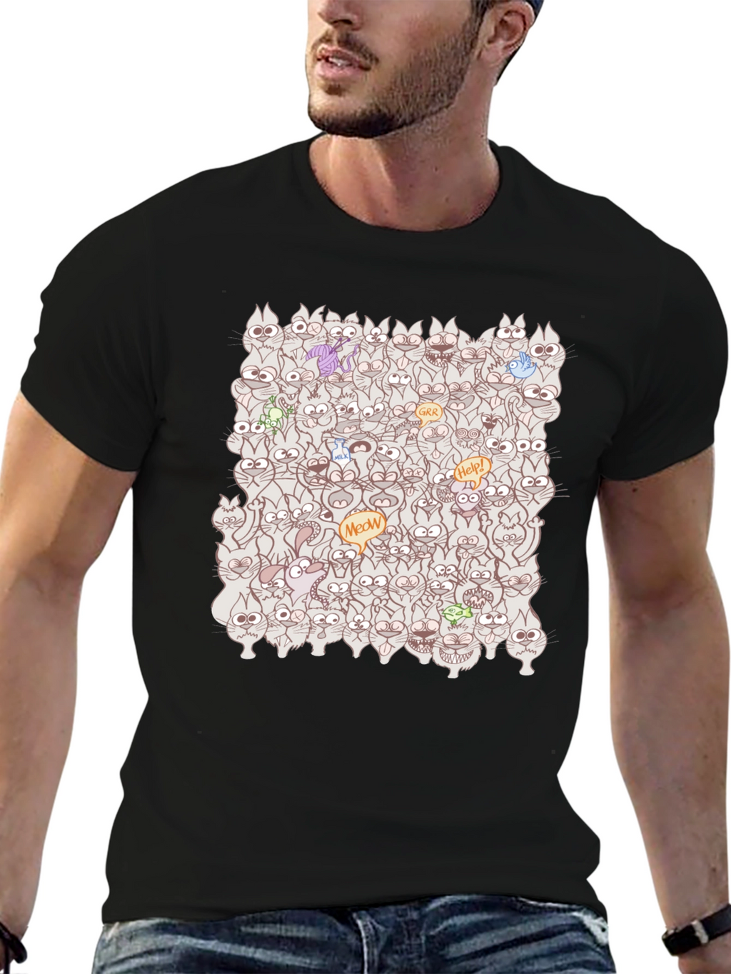 Crazy Cats T-Shirt: Meow Madness!