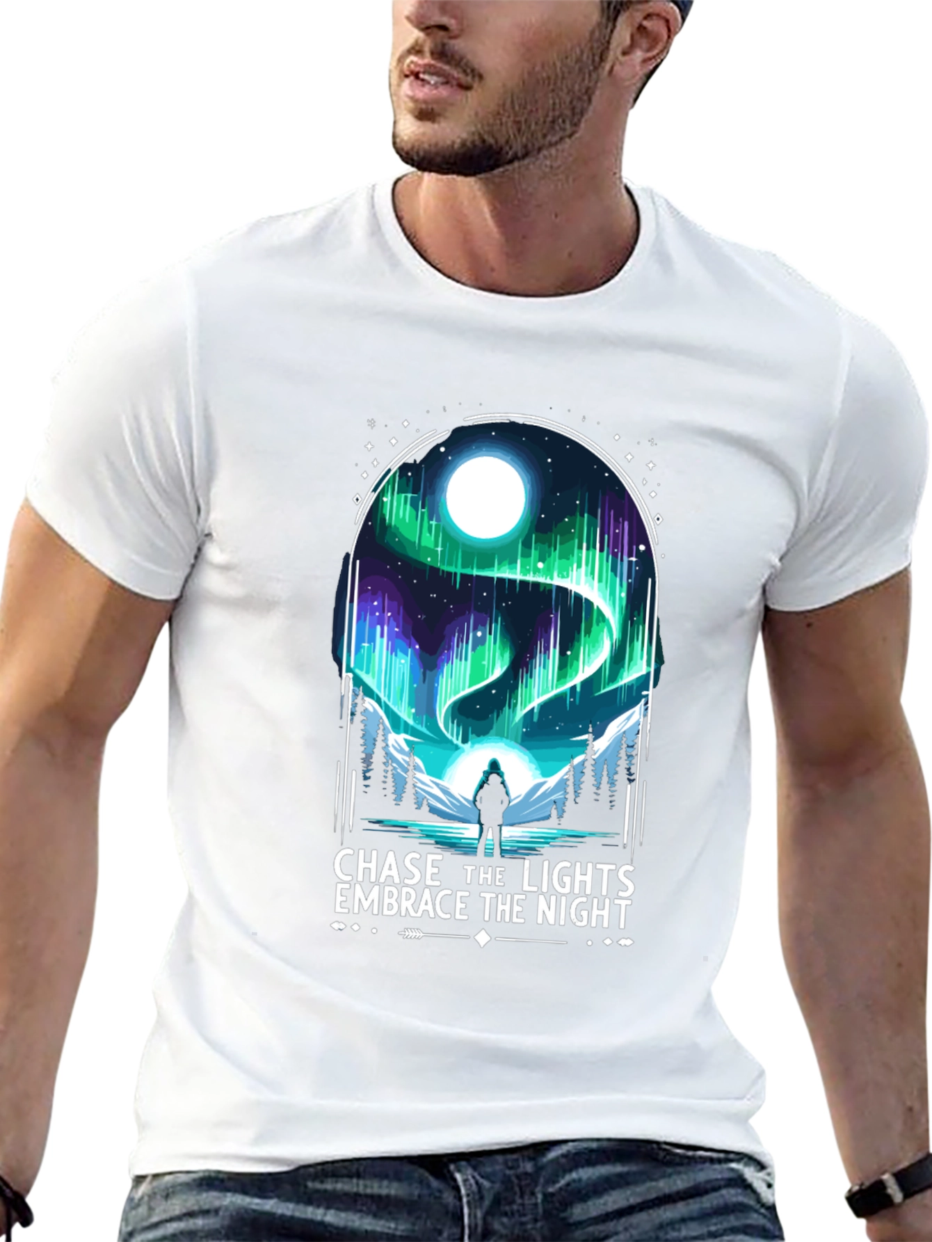 Chase the Lights T-Shirt - Embrace the Night