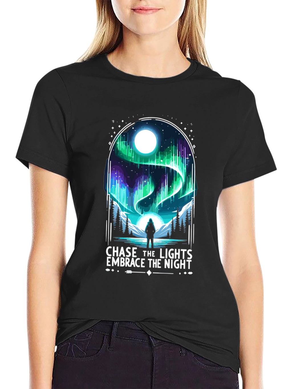 Chase the Lights T-Shirt - Embrace the Night