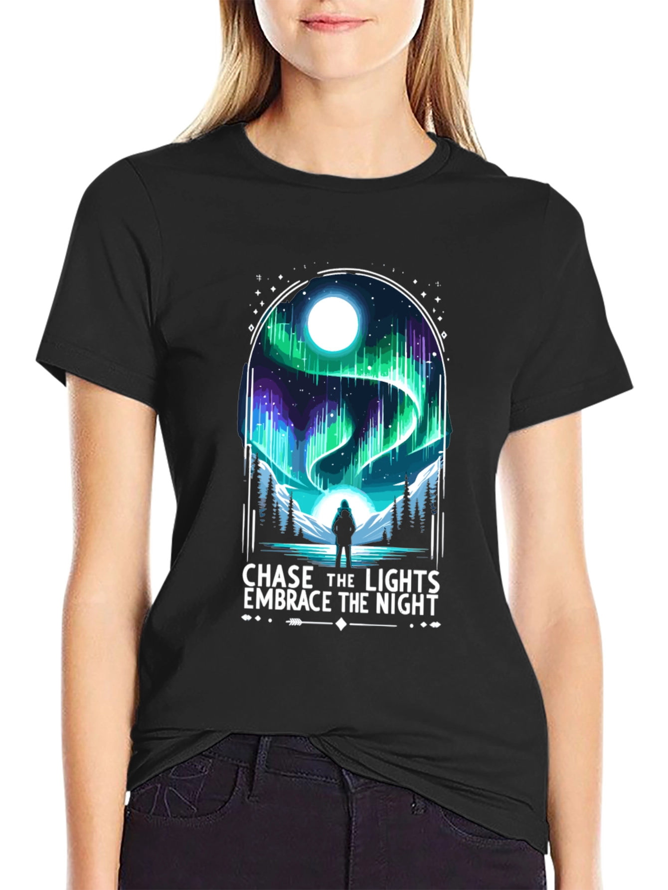 Chase the Lights T-Shirt - Embrace the Night