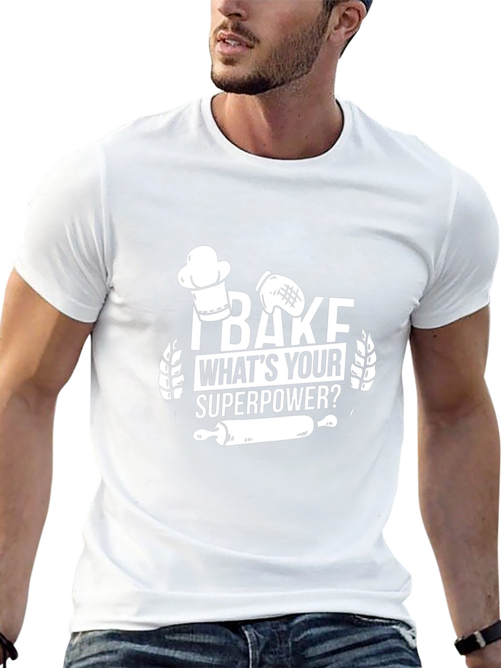 I Bake Whats Your Superpower? Graphic Tee
