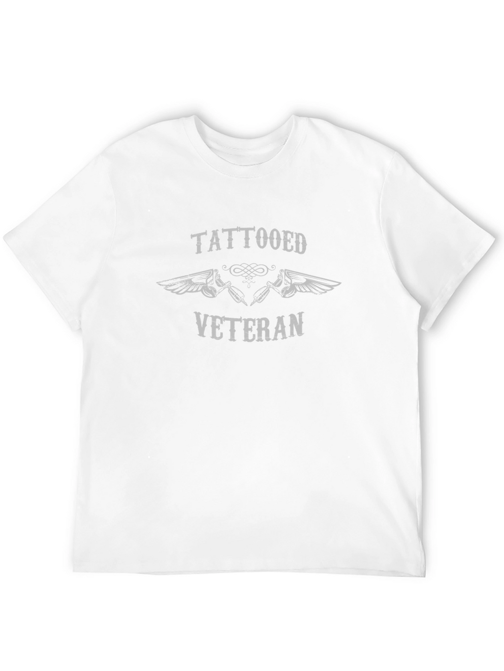 Tattooed Veteran Graphic Tee - Black Cotton Blend