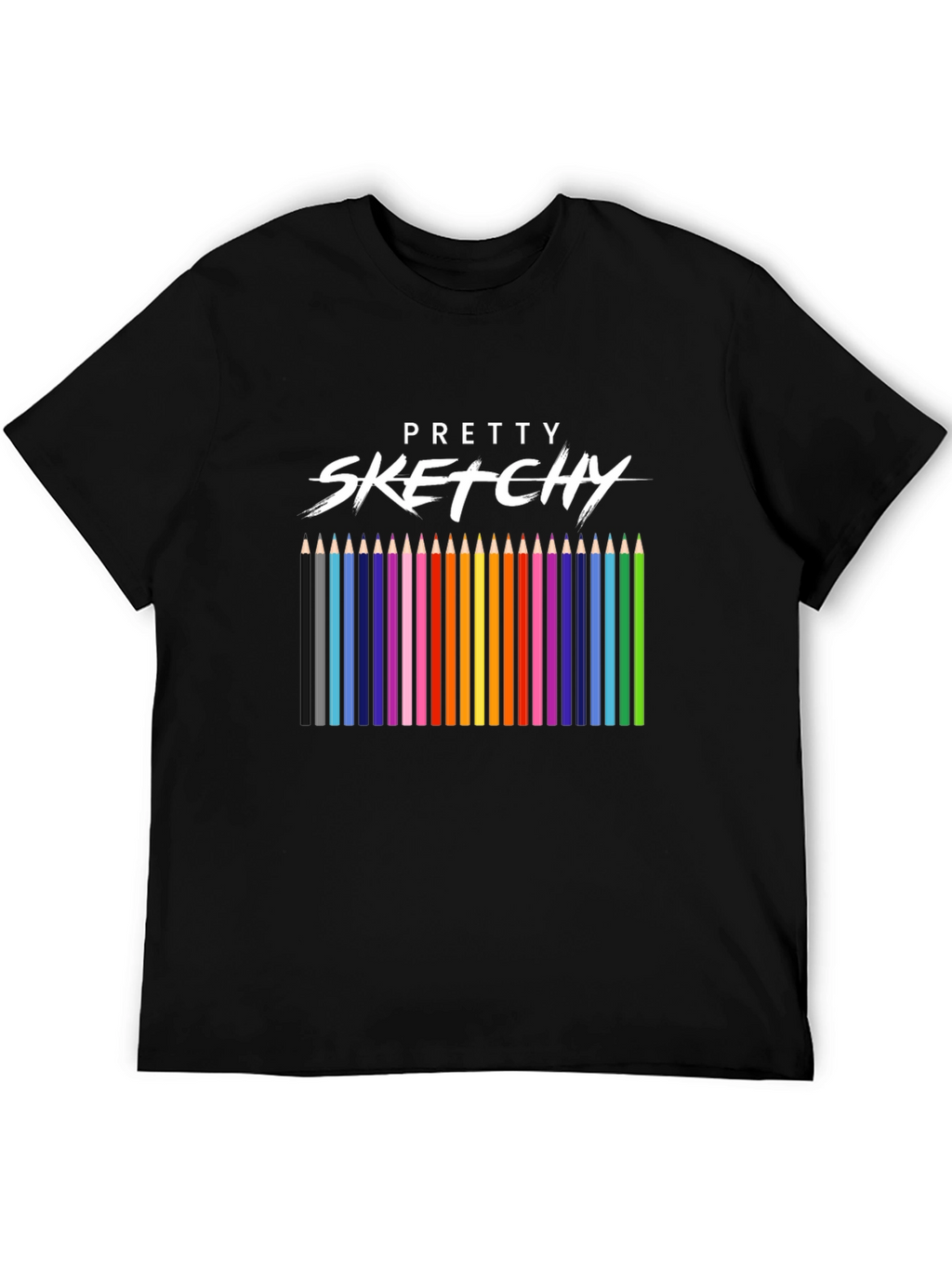 Pretty Sketchy Graphic T-Shirt