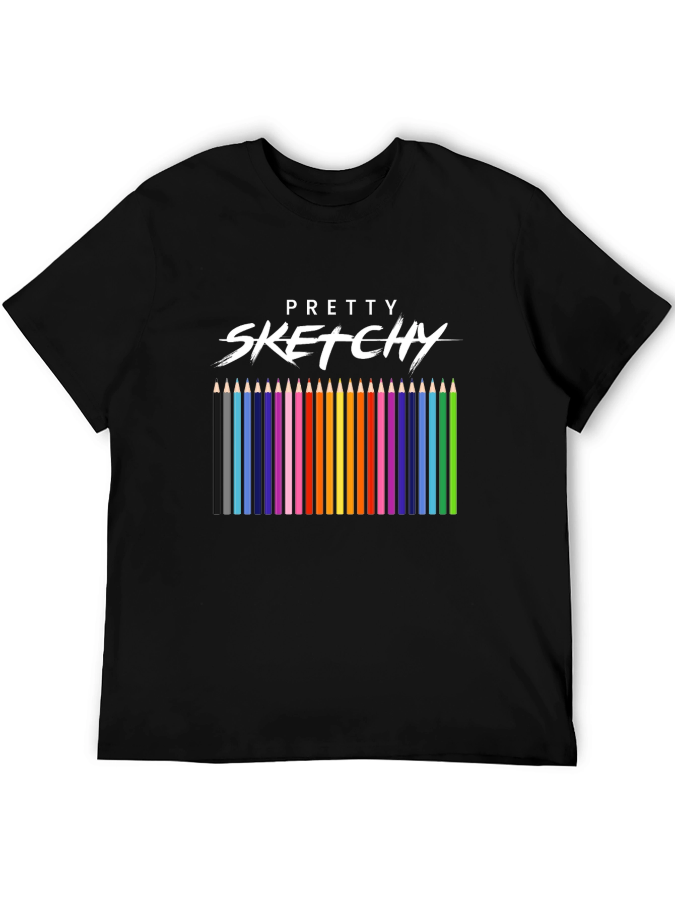 Pretty Sketchy Graphic T-Shirt