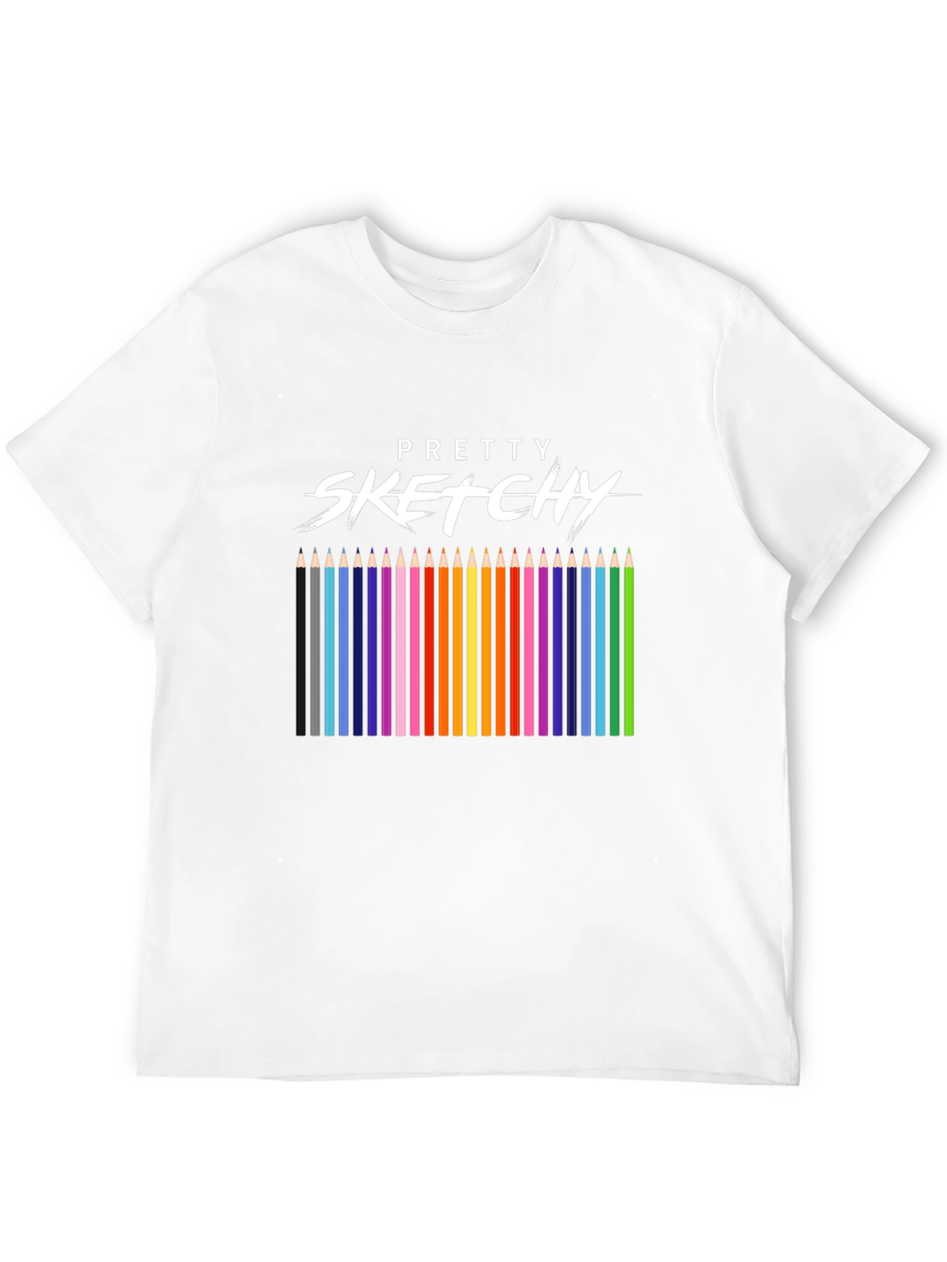 Pretty Sketchy Graphic T-Shirt