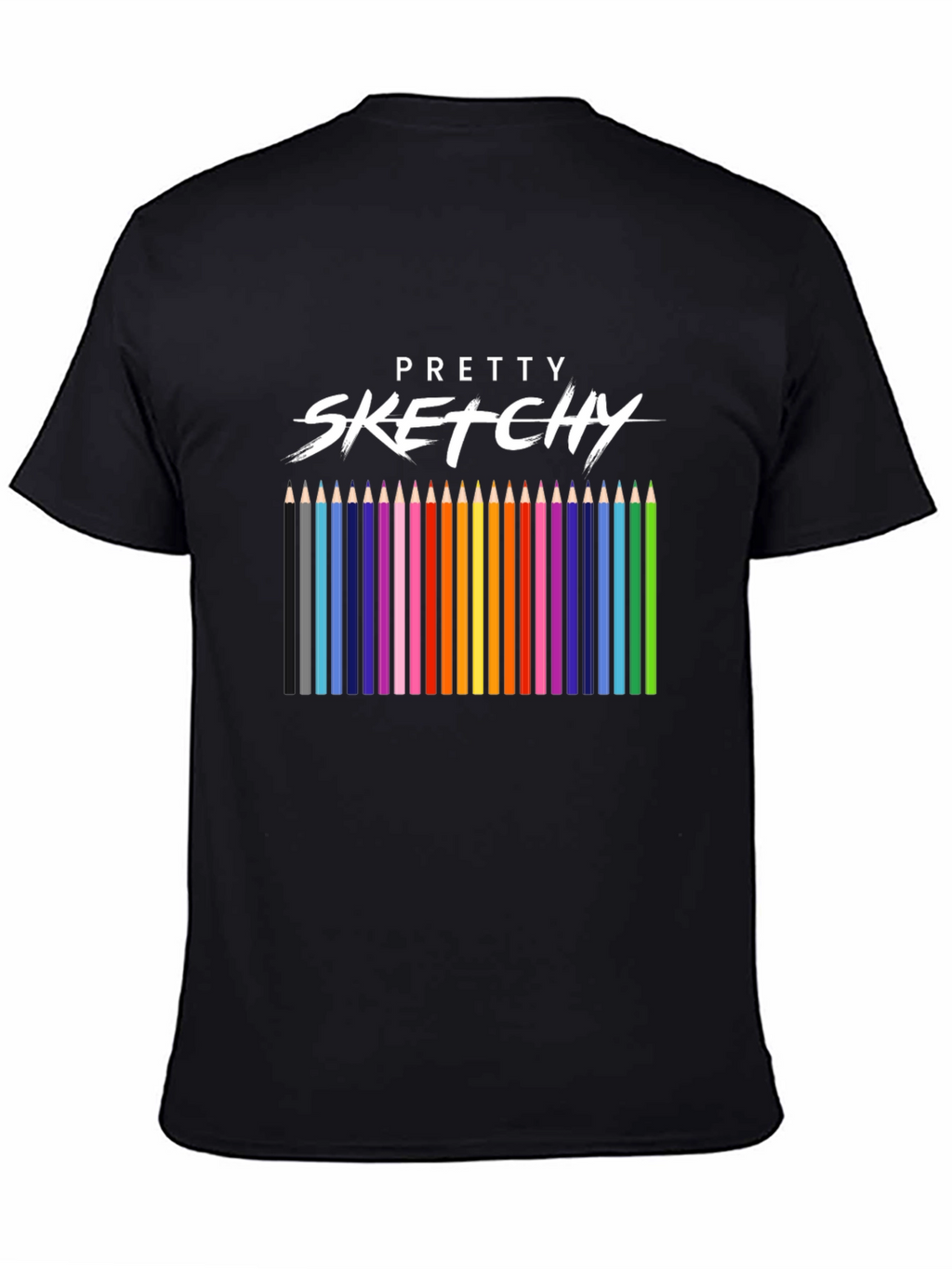 Pretty Sketchy Graphic T-Shirt