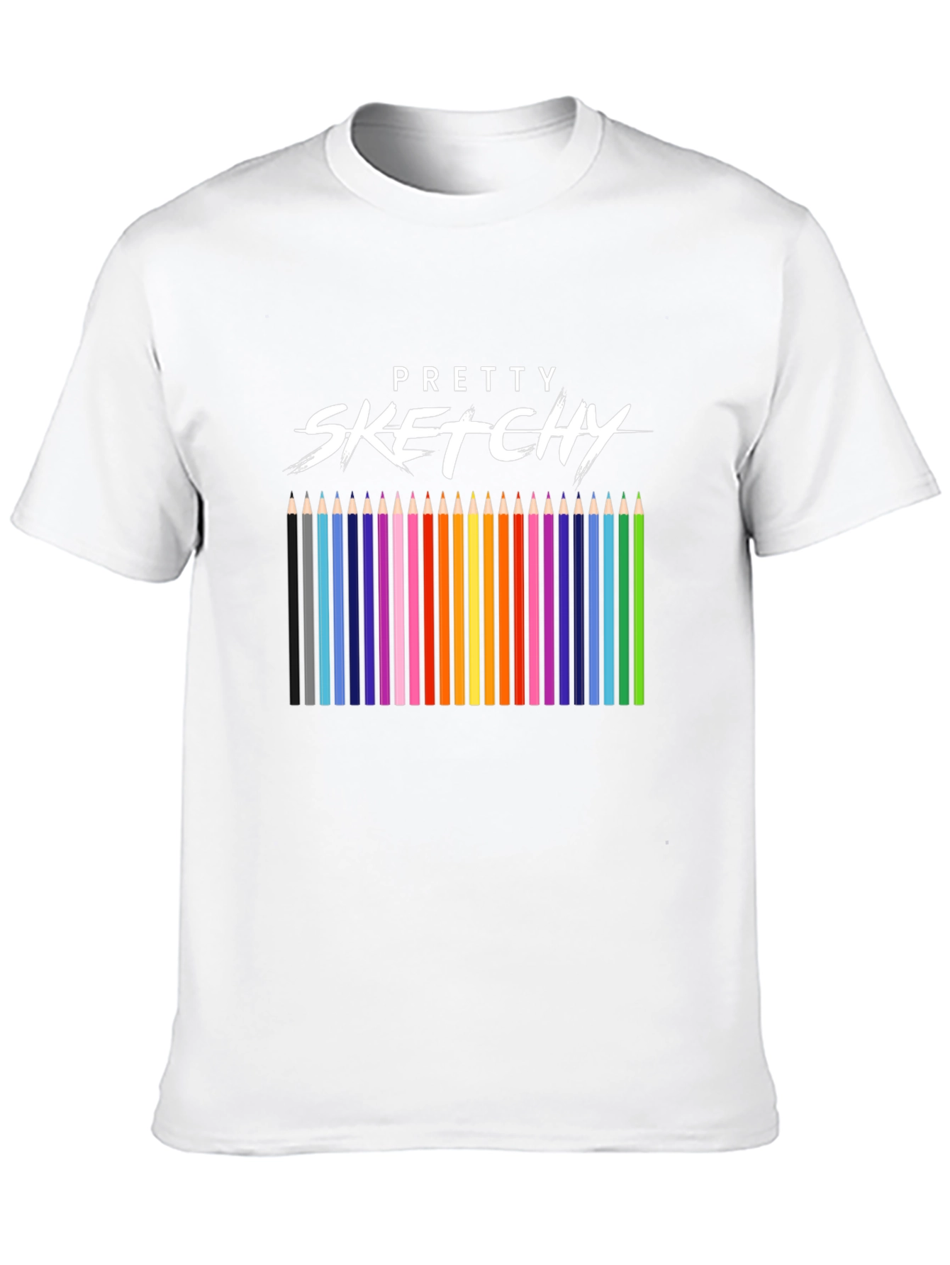 Pretty Sketchy Graphic T-Shirt