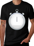Stopwatch Graphic Tee - Classic Timekeeper Design