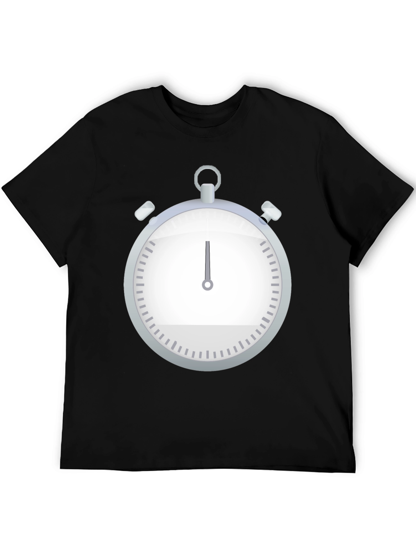 Stopwatch Graphic Tee - Classic Timekeeper Design