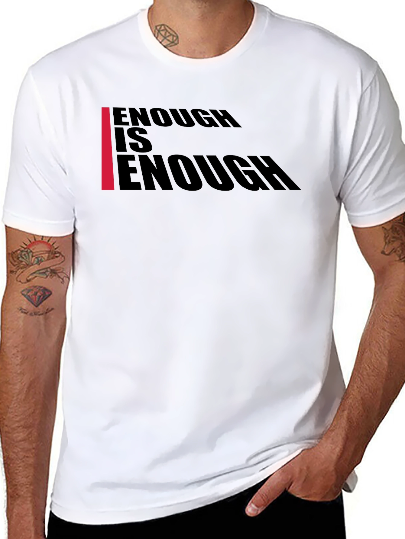 Enough Is Enough T-Shirt - Bold Graphic Tee