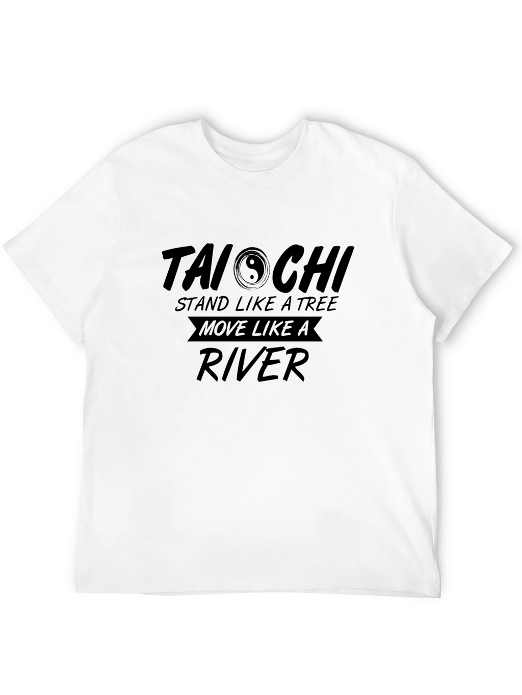 Tai Chi Meditation T-Shirt - Flow Like A River