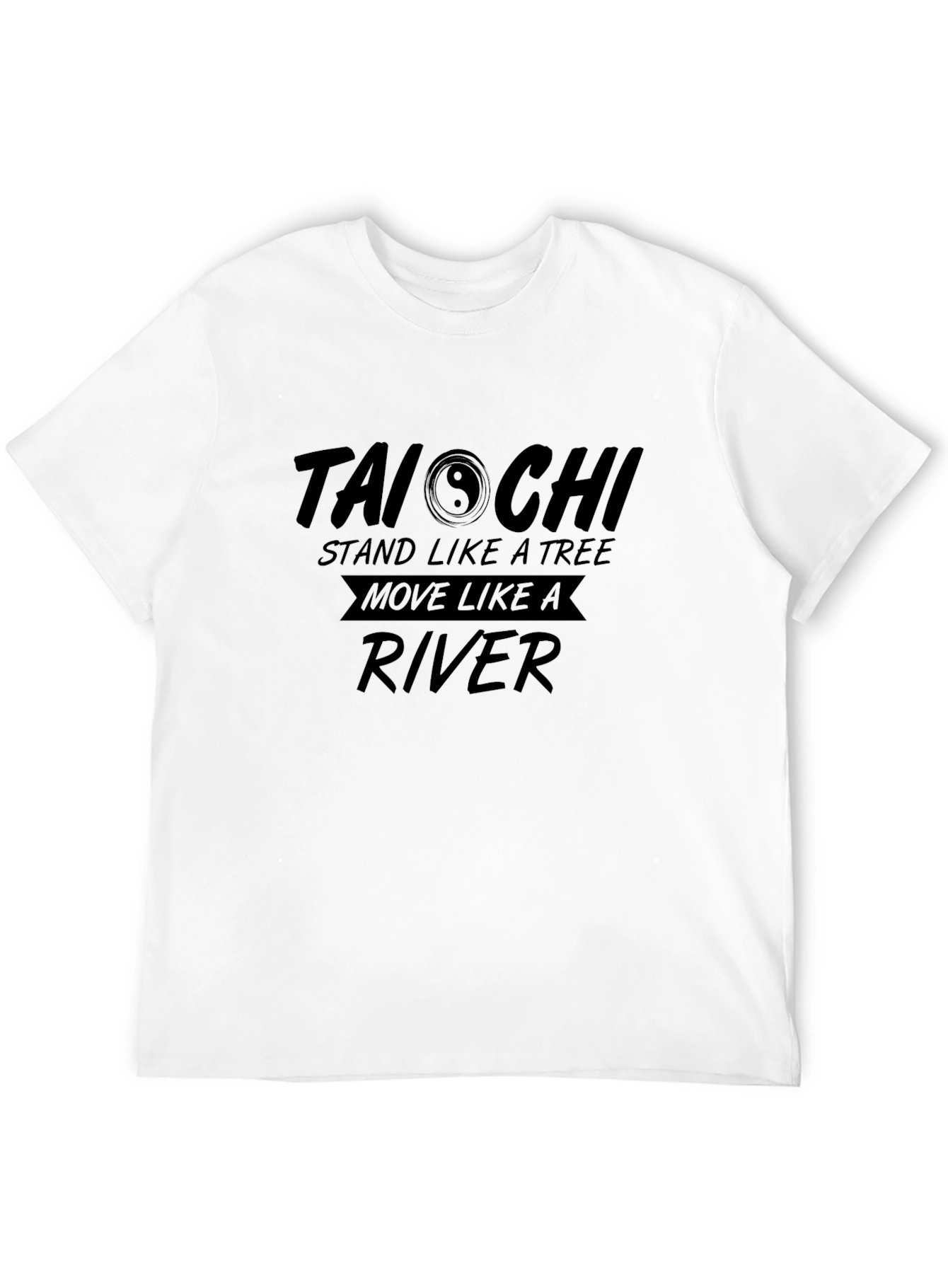 Tai Chi Meditation T-Shirt - Flow Like A River