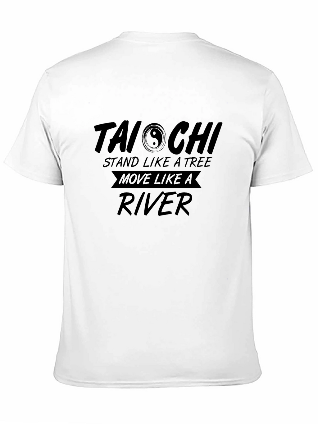 Tai Chi Meditation T-Shirt - Flow Like A River