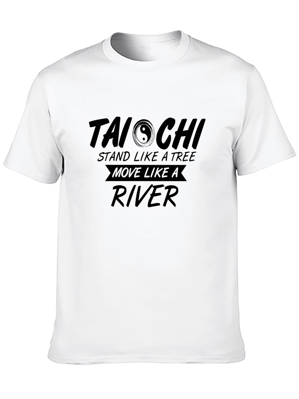 Tai Chi Meditation T-Shirt - Flow Like A River