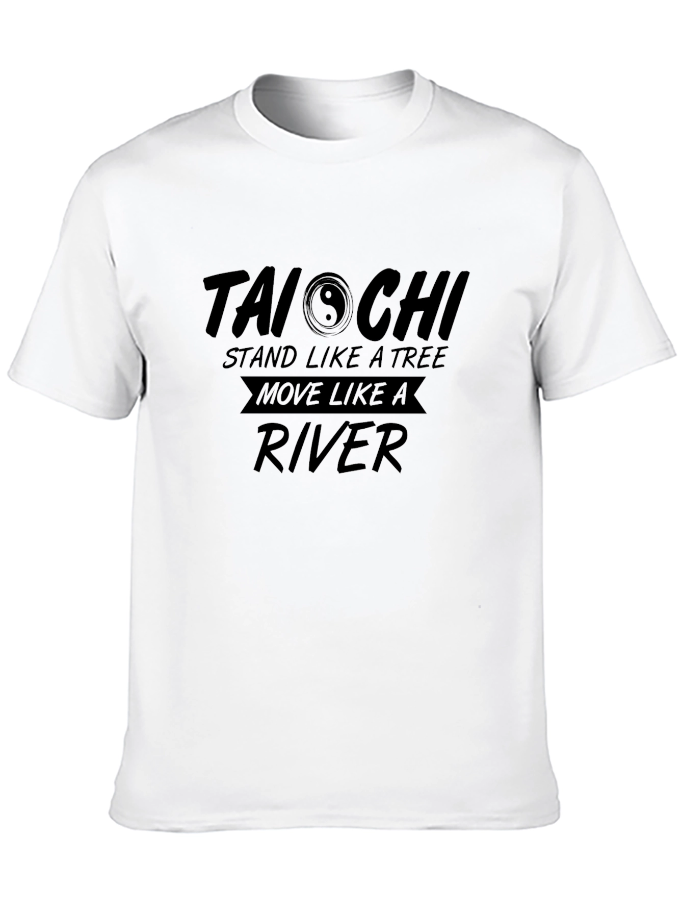 Tai Chi Meditation T-Shirt - Flow Like A River